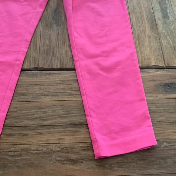 Hot Pink Chino Style Cotton Trousers - Picture 3 of 7
